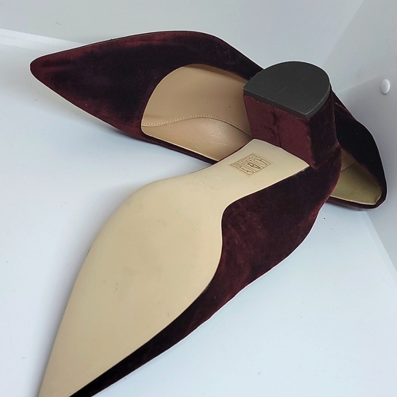 J. Crew Avery velvet chunky low heel 9.5 - Picture 6 of 6